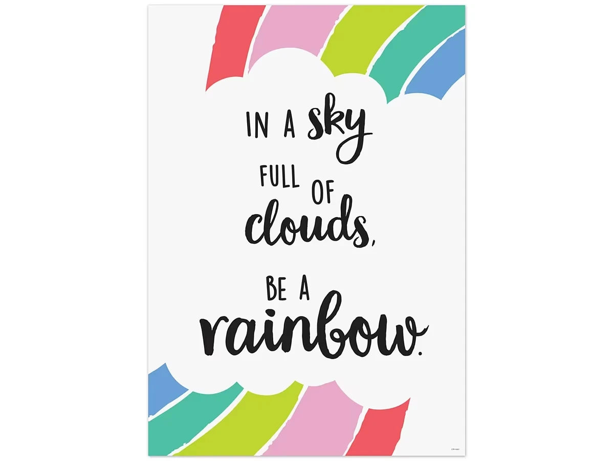 Rainbow Doodles Be a Rainbow Poster - US 5488