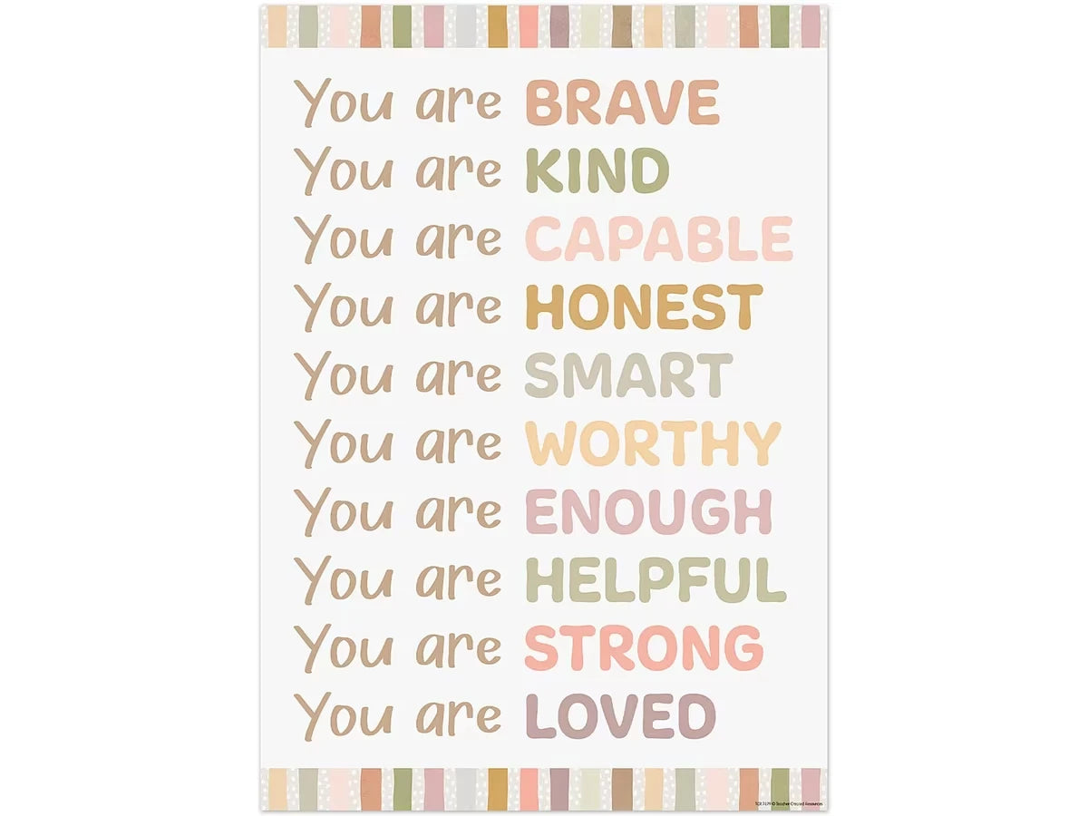 Terrazzo Tones You Are Poster - US 2829
