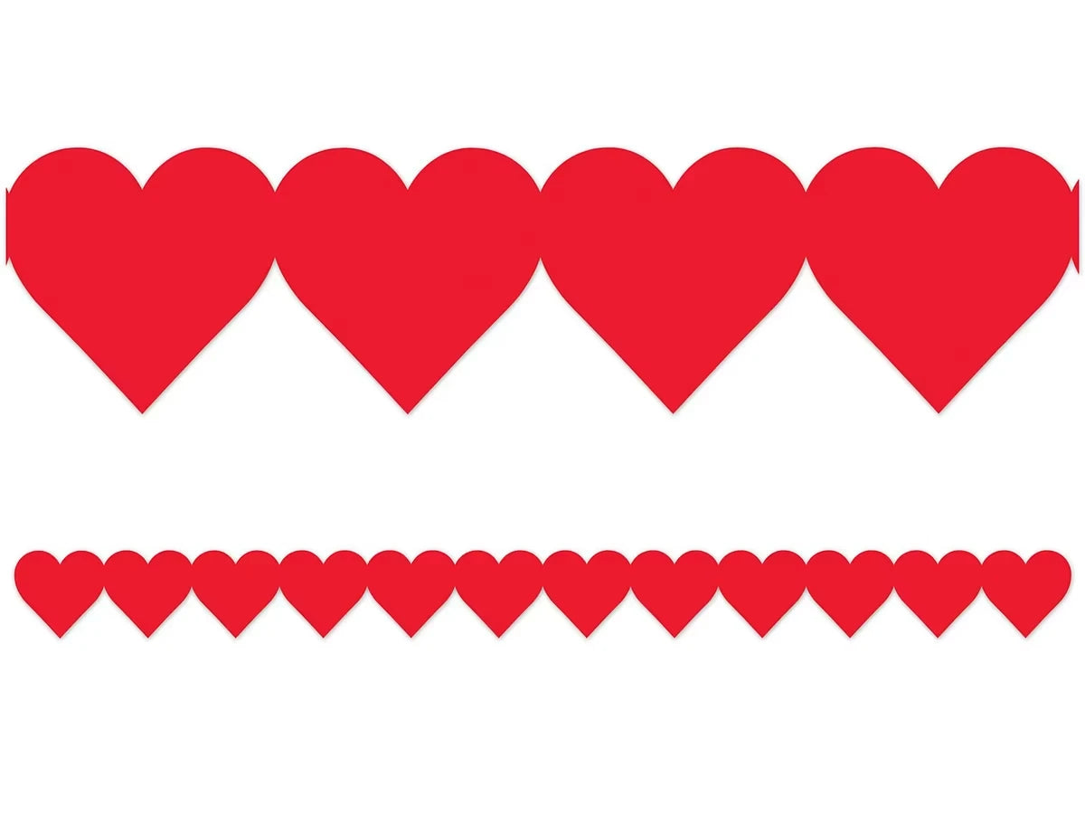Red Heart Border - US 6929