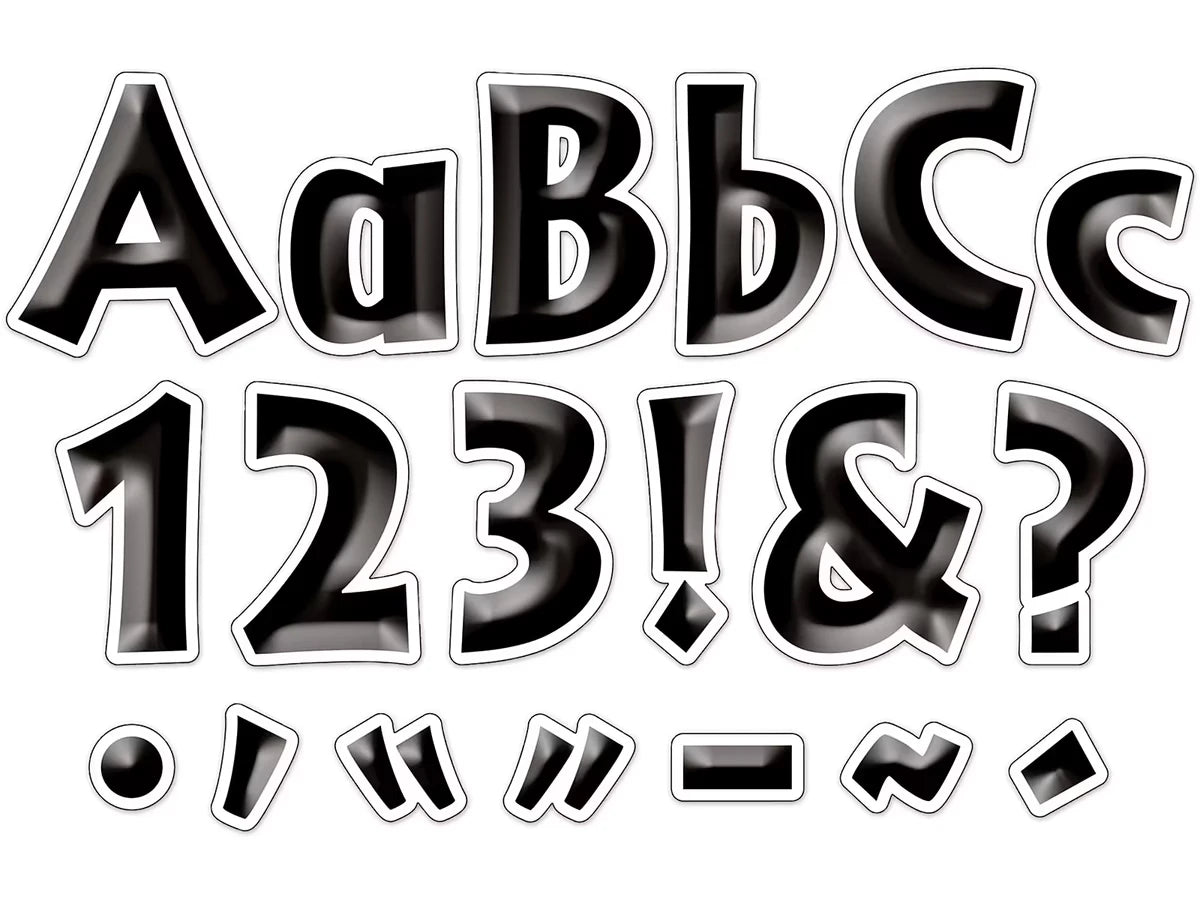 Black Tie Affair 4" Punch-Out Letters - US 4811