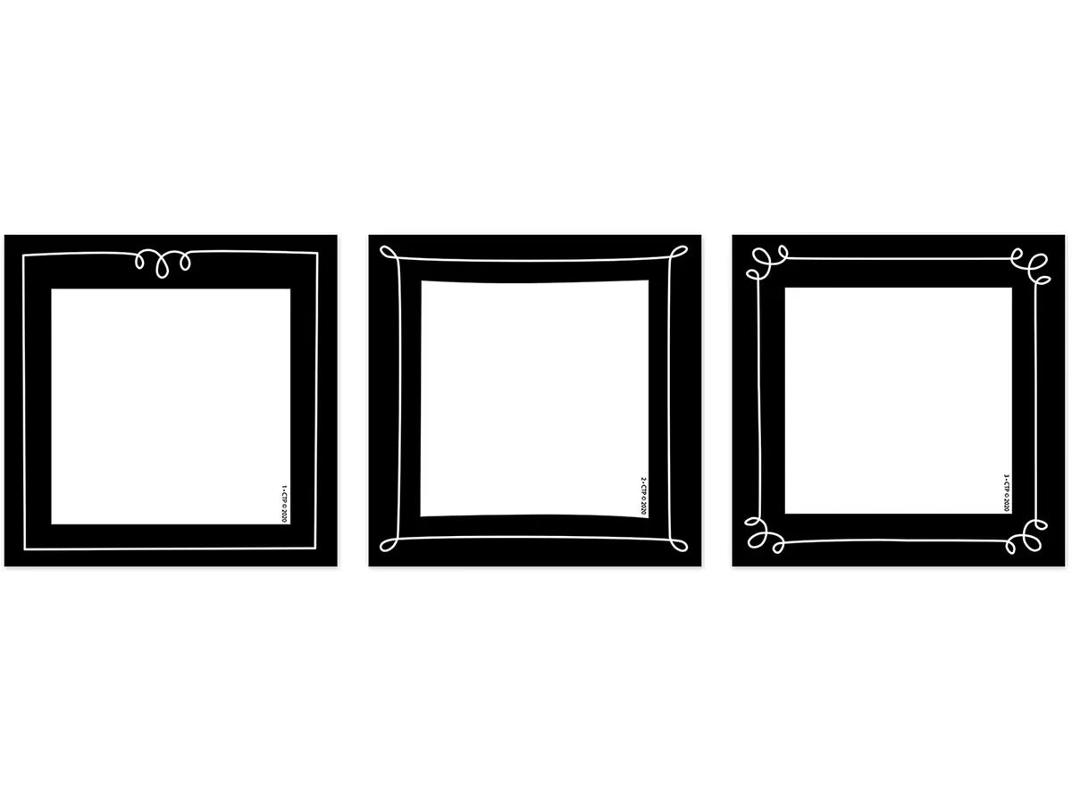 Black & White Card Mini Accents - US 5257