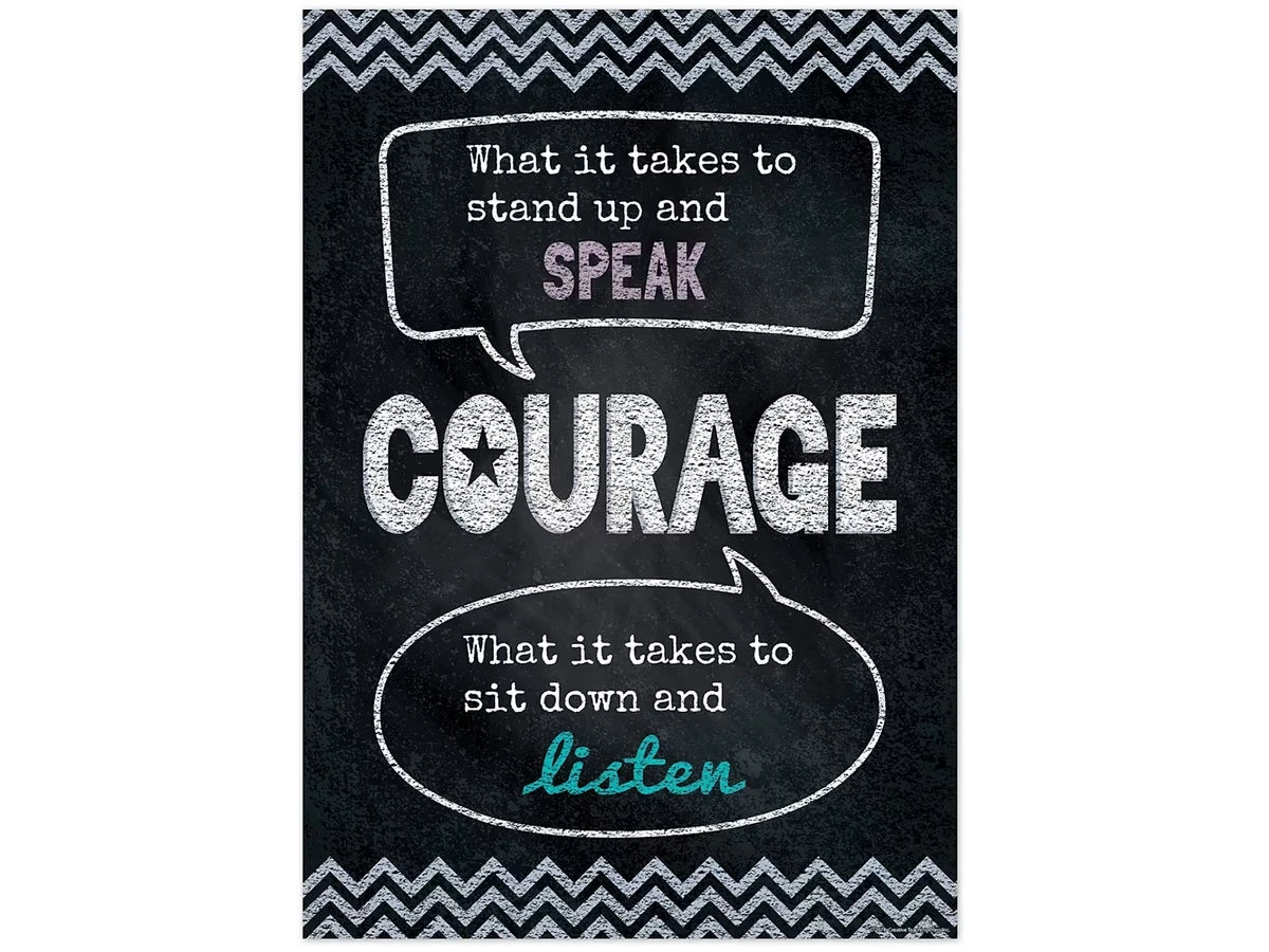 Chalk It Up! Courage Poster - US 5065