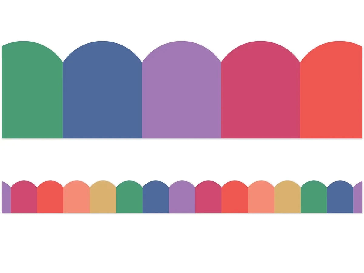 Farmers Market Rainbow Scalloped Border - US 7719