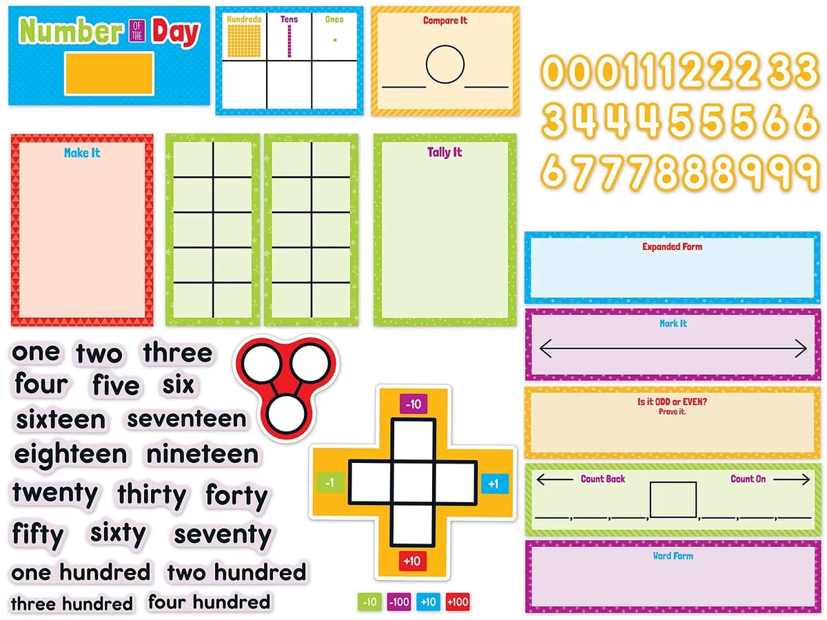 Number of the Day Bulletin Board Set - US 7100