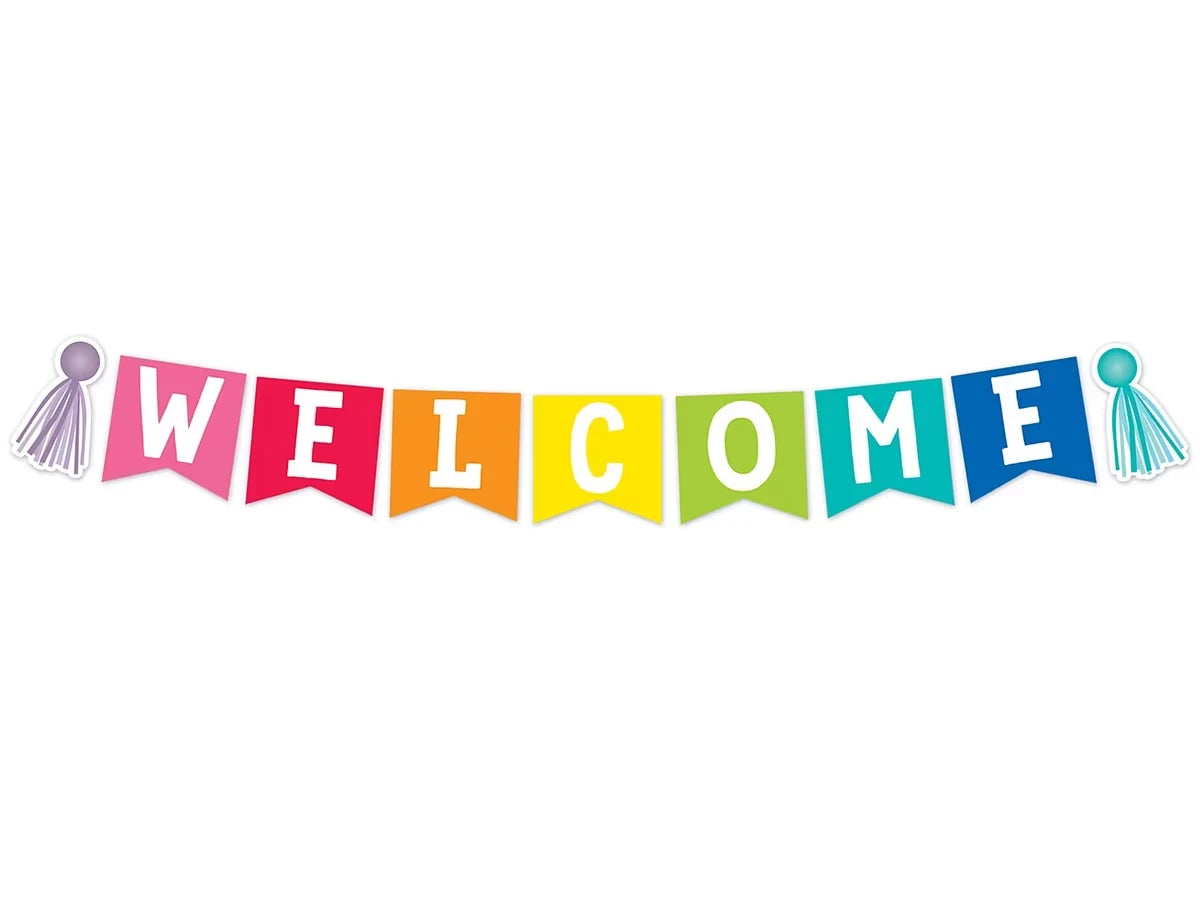 Hello Sunshine Welcome Pennant Bulletin Board Set - US 2964