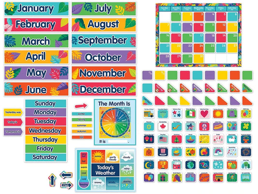 One World Calendar Bulletin Board Set - US 8470