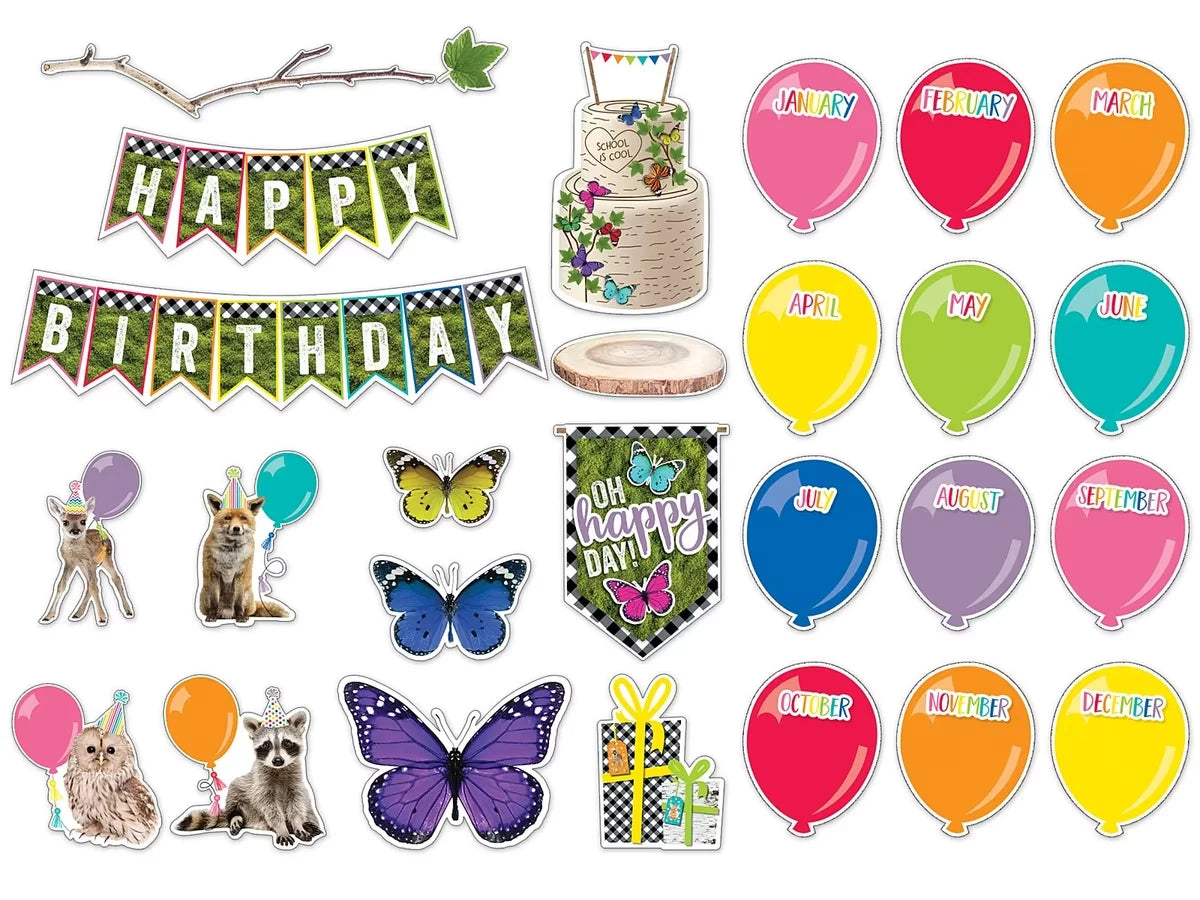 Woodland Whimsy Birthday Bulletin Board Set - US 3689