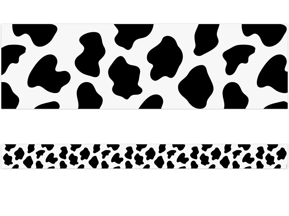 Farm Friends Cow Print Border - US 5898
