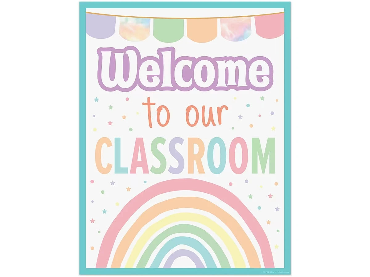 Pastel Pop Welcome to Our Classroom Poster - US 3998