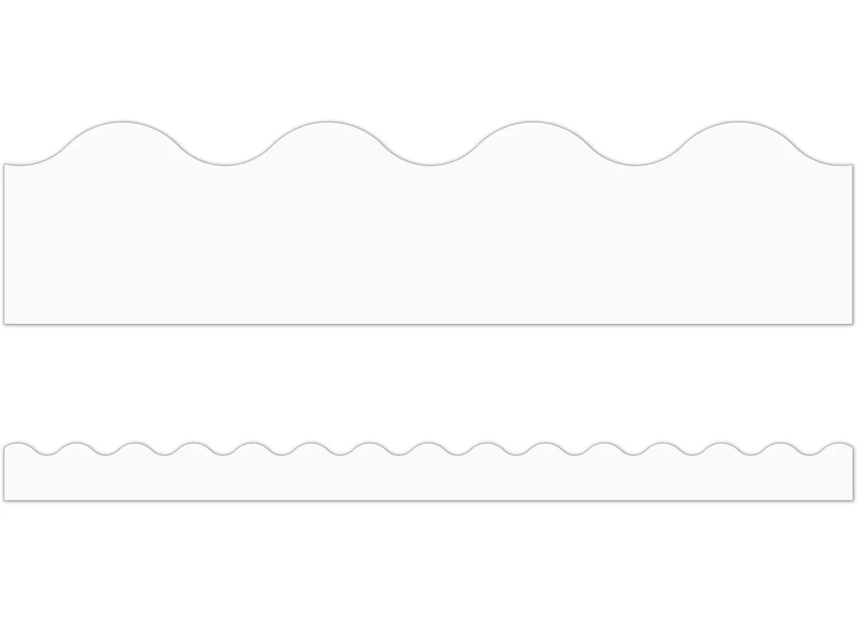 White Scalloped Border - US 2118