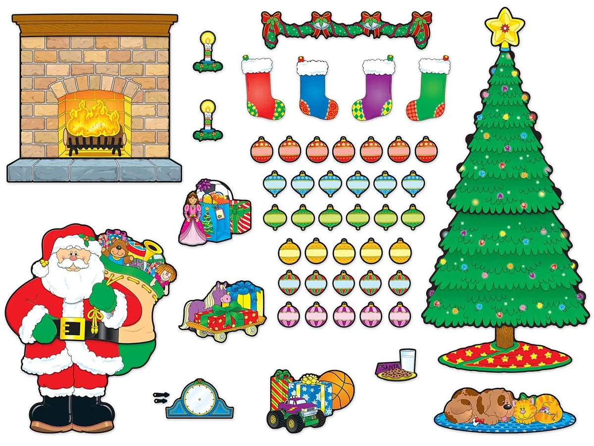 Christmas Scene Bulletin Board Set - US 7019