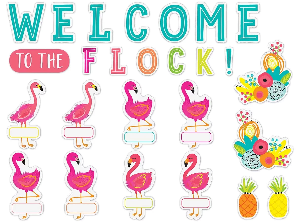 Simply Stylish Tropical Welcome Bulletin Board Set - US 4341