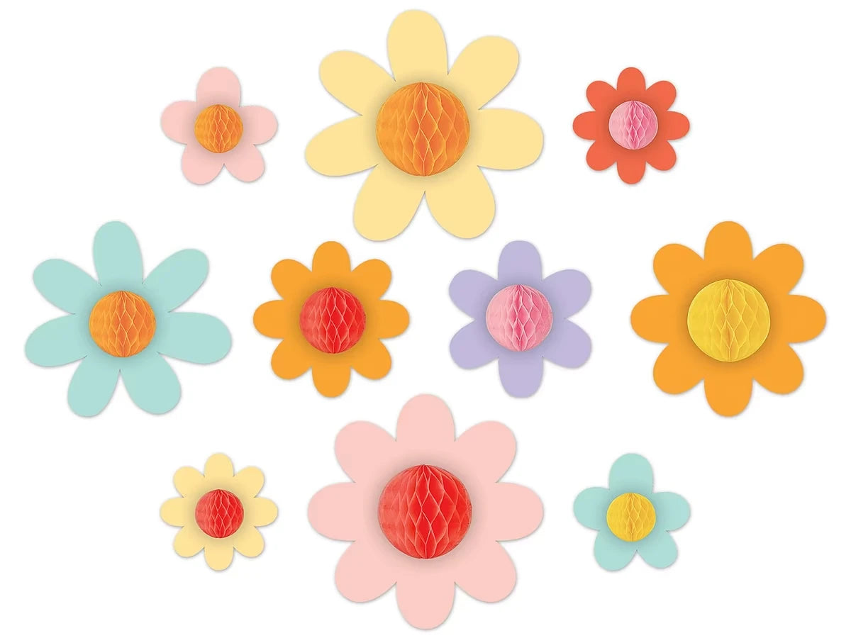 Groovy Flowers 3-D Accents - US 7471