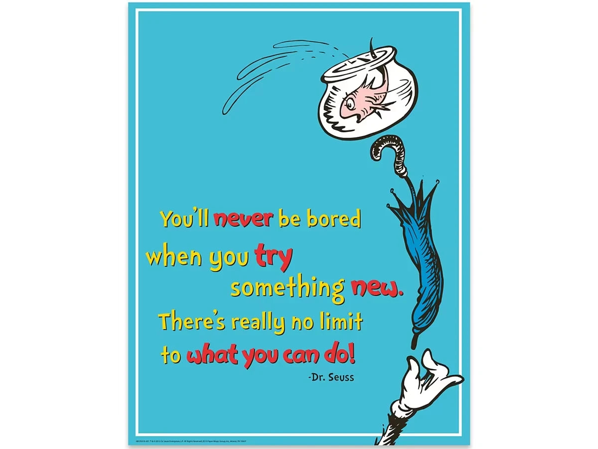 Dr. Seuss™ Try Something New Poster - US 6853