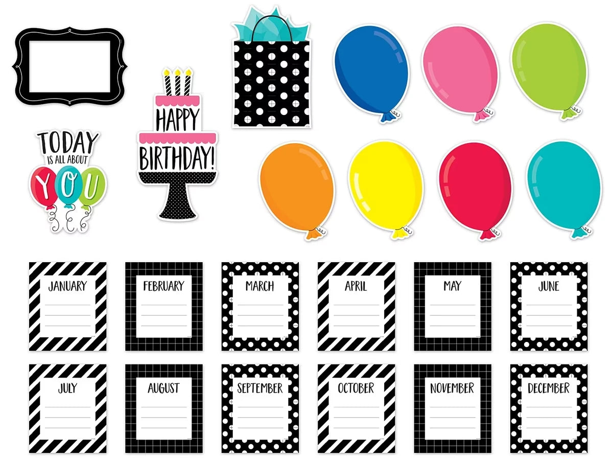 Today Is All About You Birthday Bulletin Board Set - US 5723