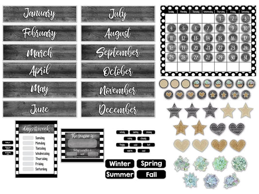 Simply Stylish Calendar Bulletin Board Set - US 6848