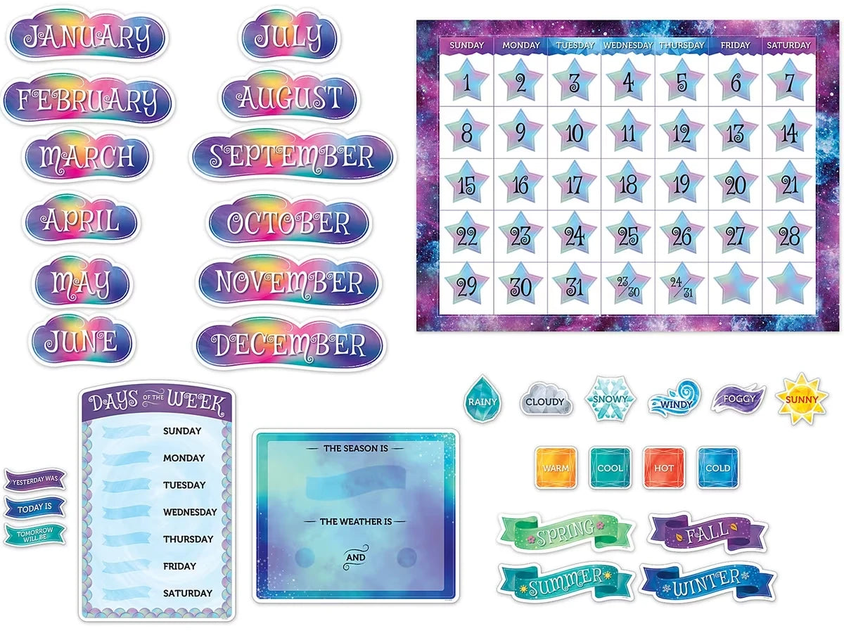 Mystical Magical Calendar Bulletin Board Set - US 2398