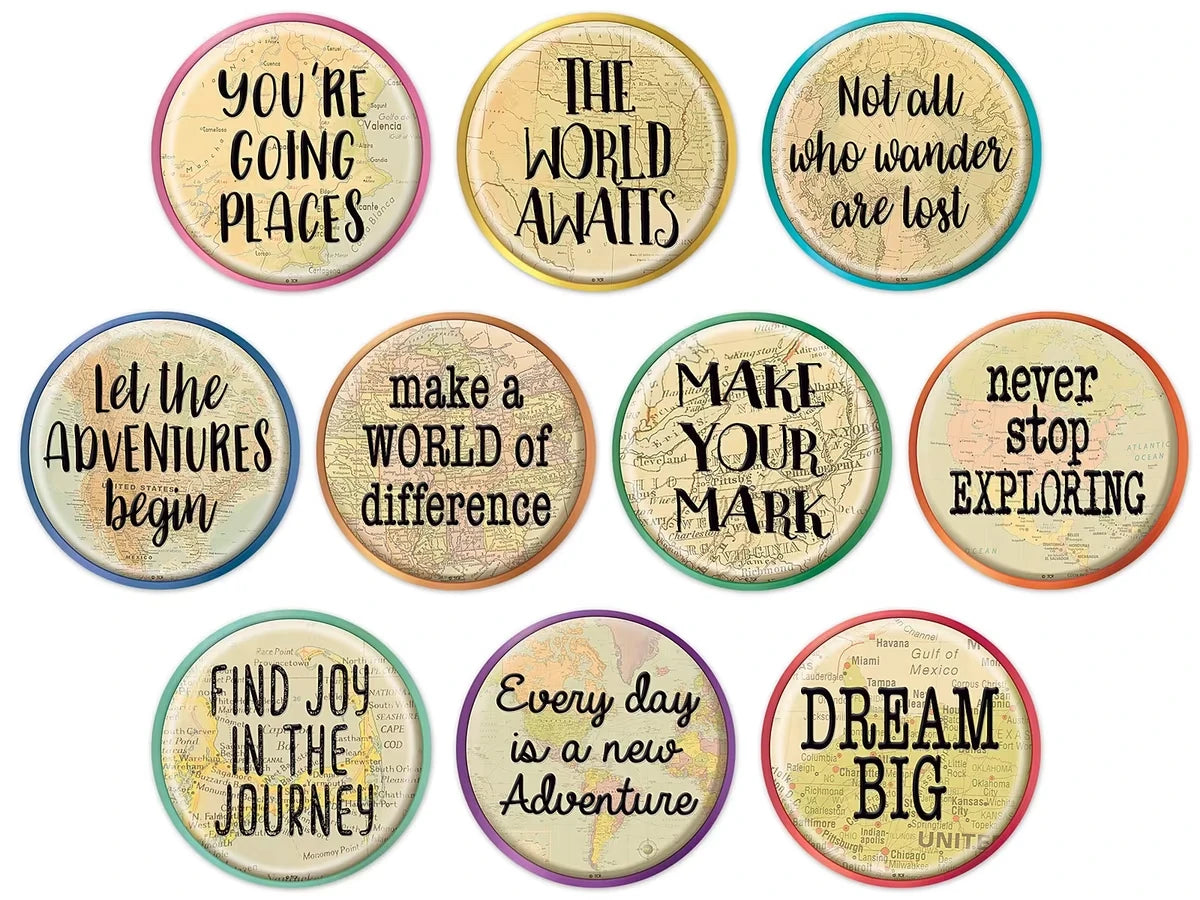Travel the Map! Motivational Accents - US 3774