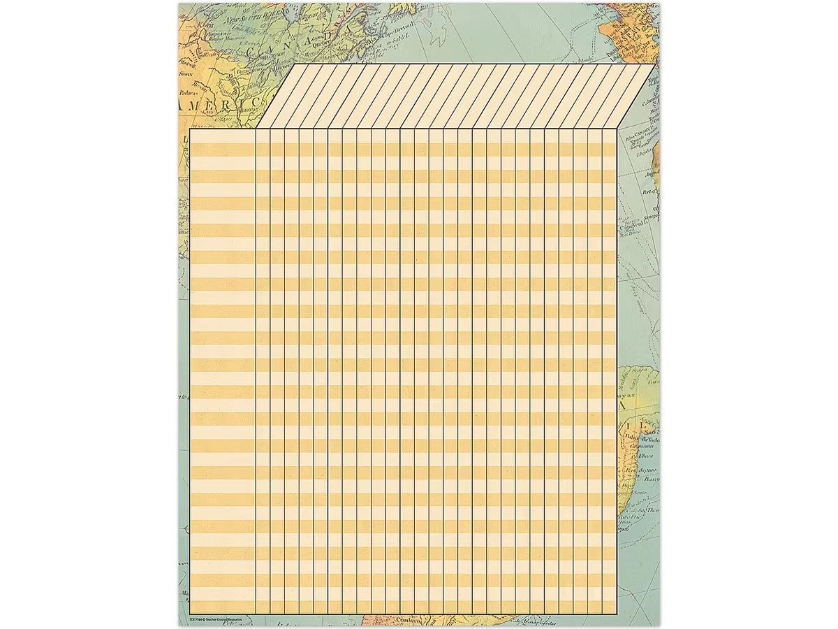 Travel the Map! Incentive Chart - US 2426