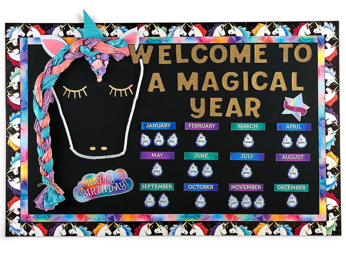 Mystical Magical Unicorn Border - US 8138