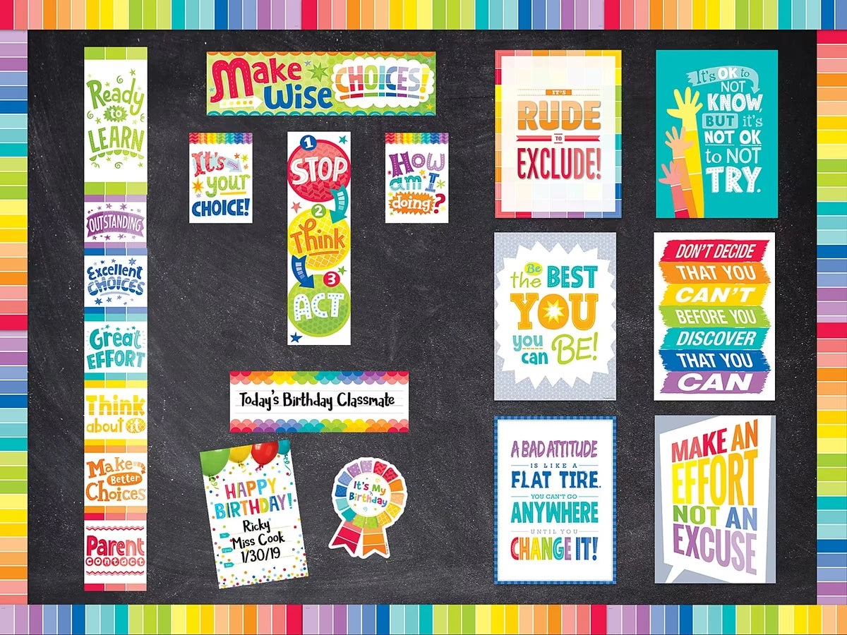 Painted Palette Behavior Management Bulletin Board Set - US 1137