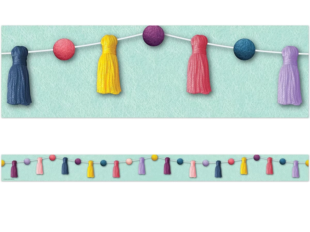 Oh Happy Day! Pom-Pom & Tassel Border - US 4070