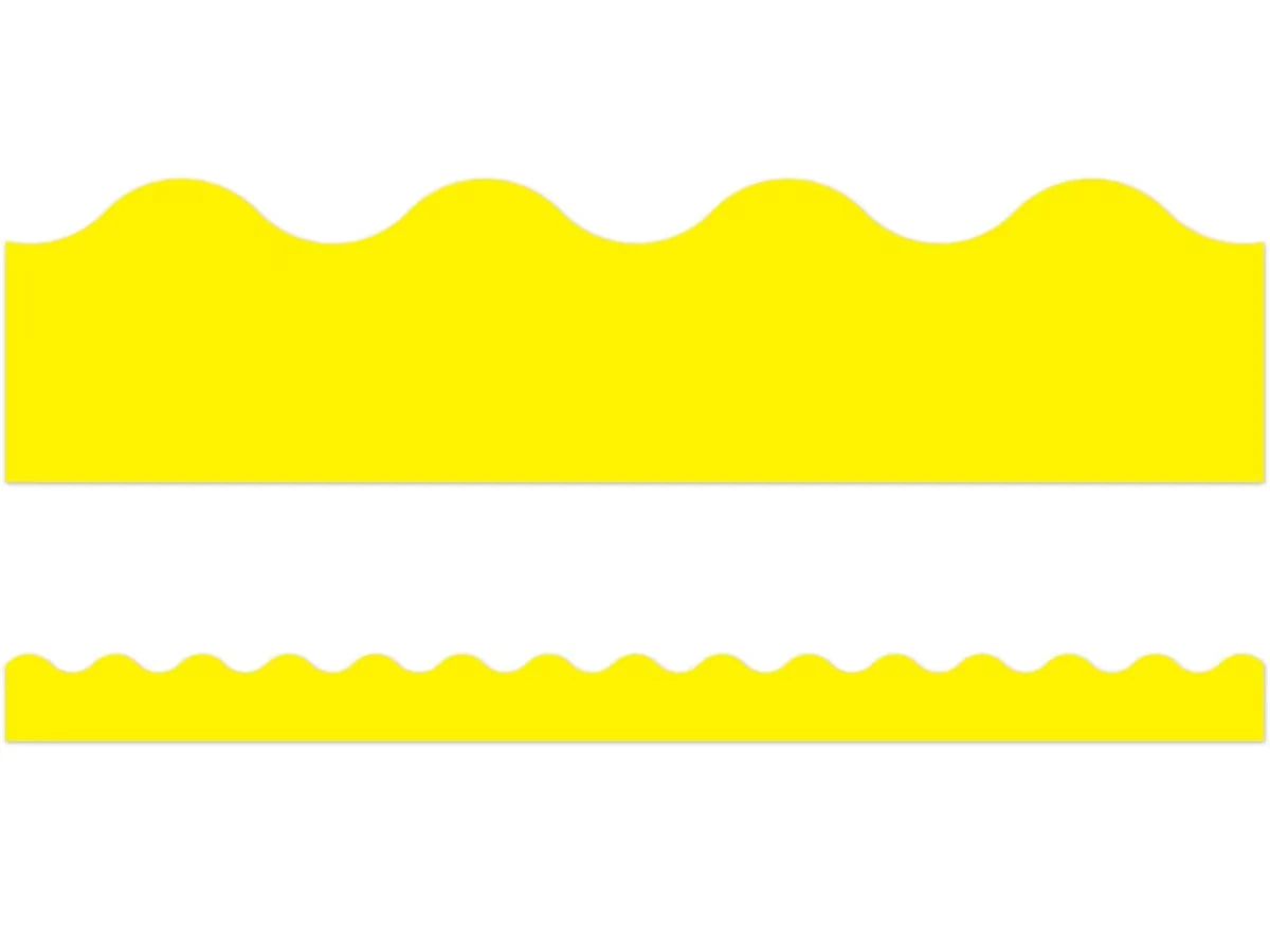 Yellow Scalloped Border - US 5514