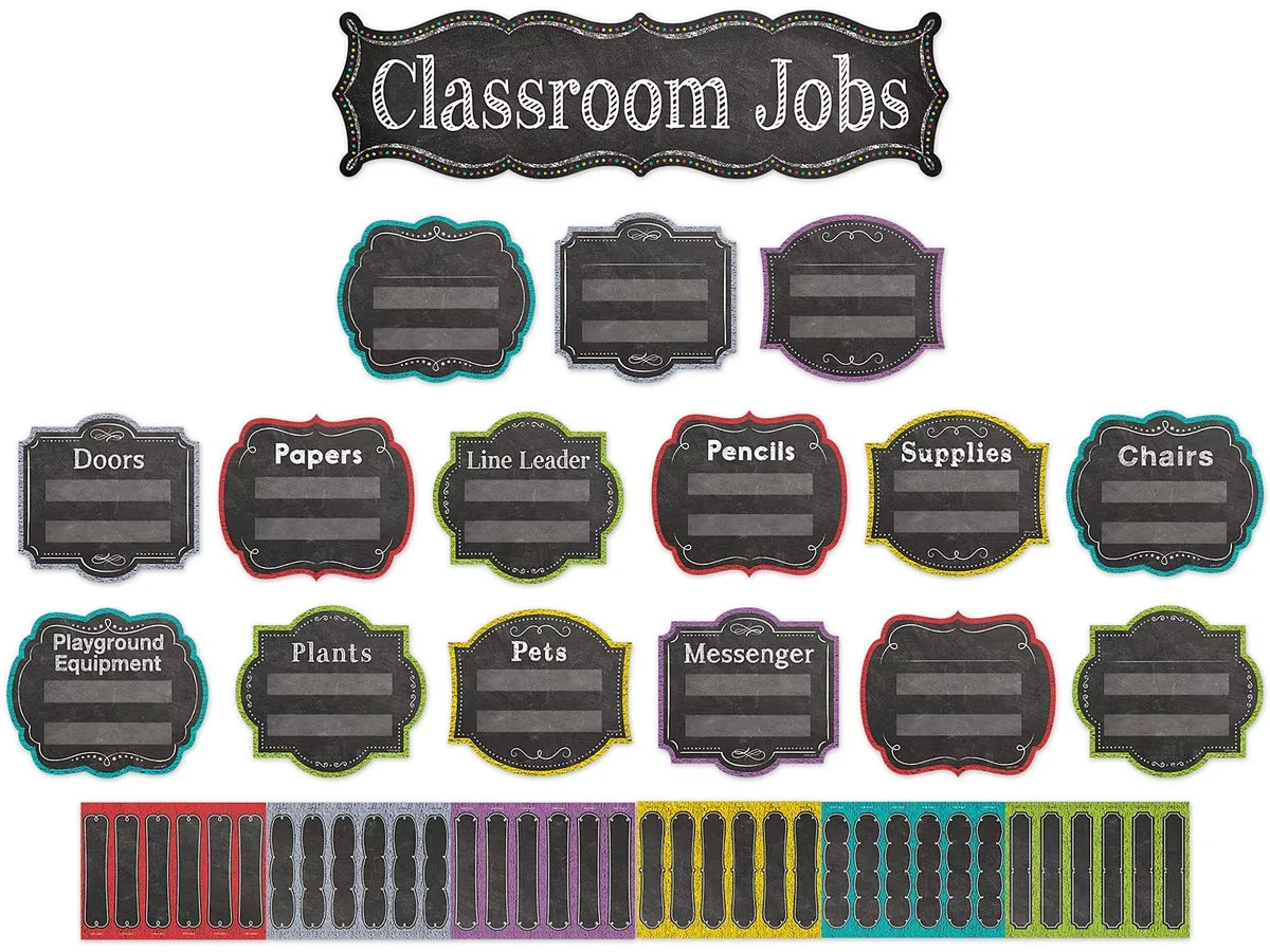 Chalk It Up! Classroom Jobs Bulletin Board Set - US 1155