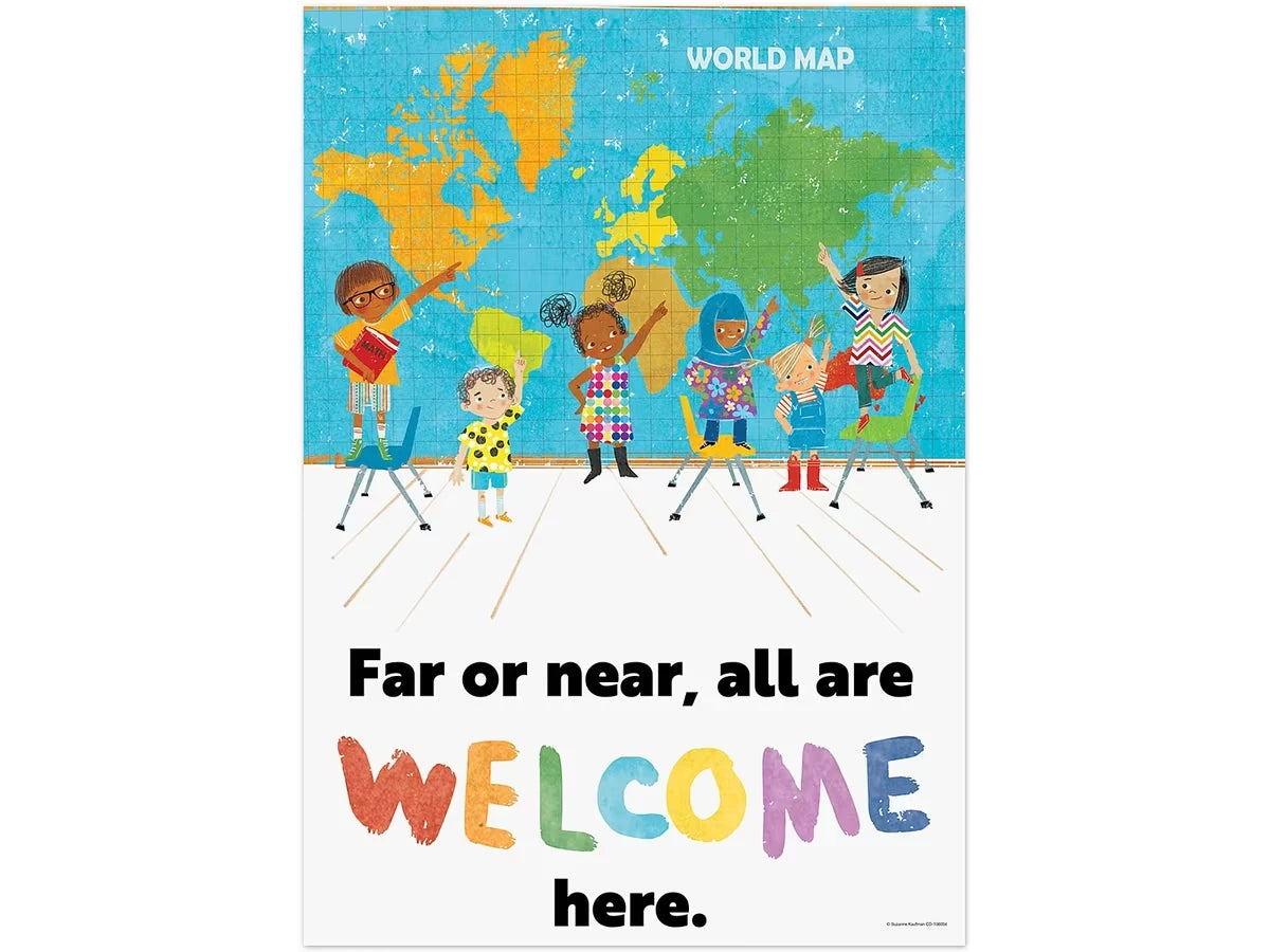 Far or Near, All Are Welcome Here Poster - US 8053