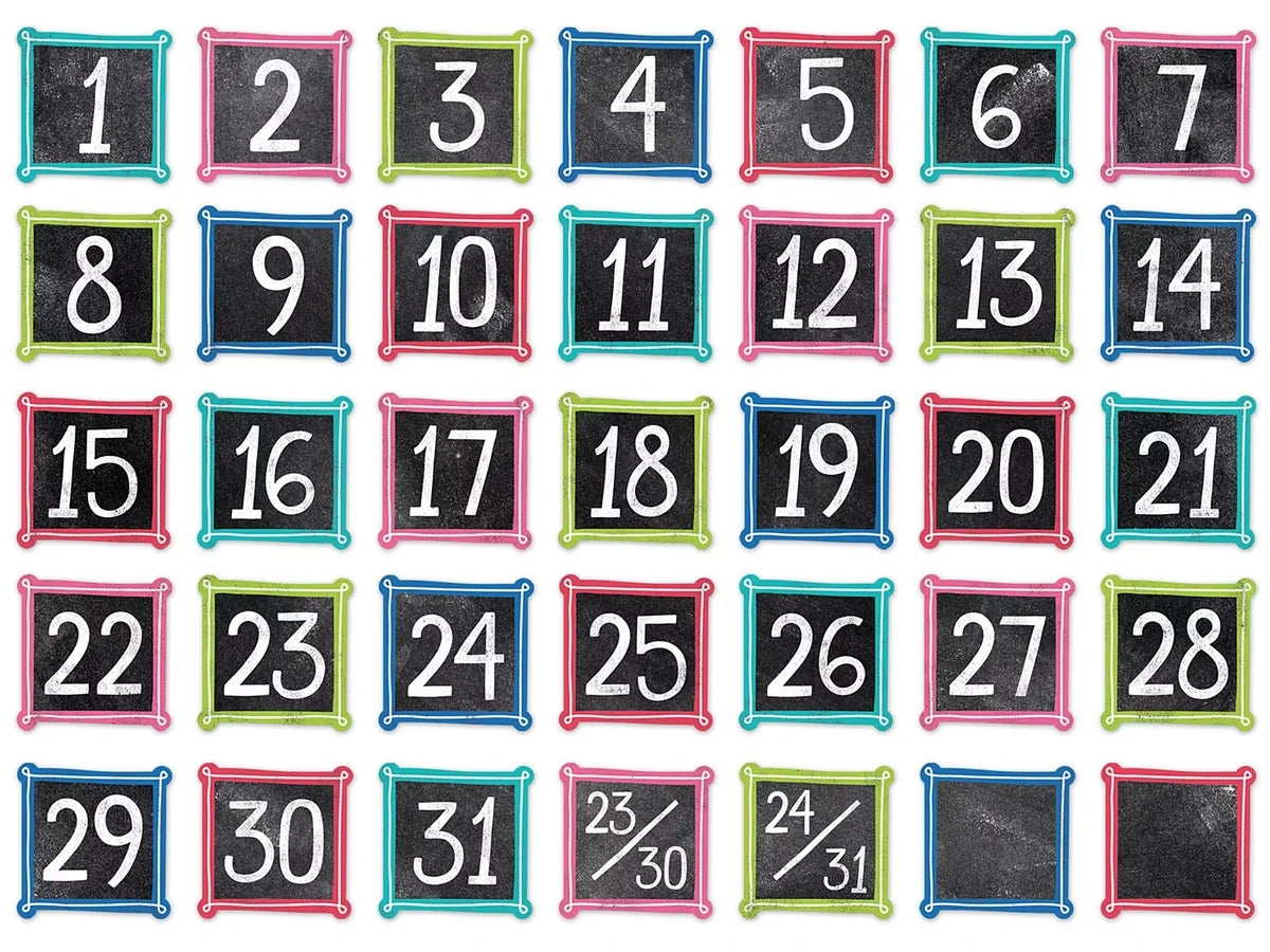 Chalk It Up! Calendar Mini Accents - US 9102