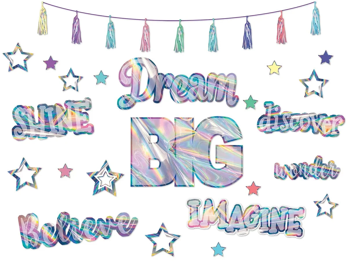 Iridescent Dream Big Bulletin Board Set - US 6305