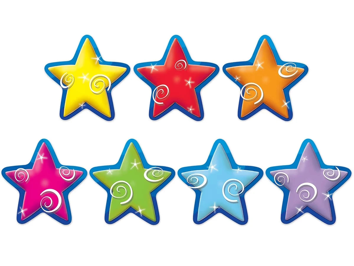 Colorful Star Mini Accents - US 2219