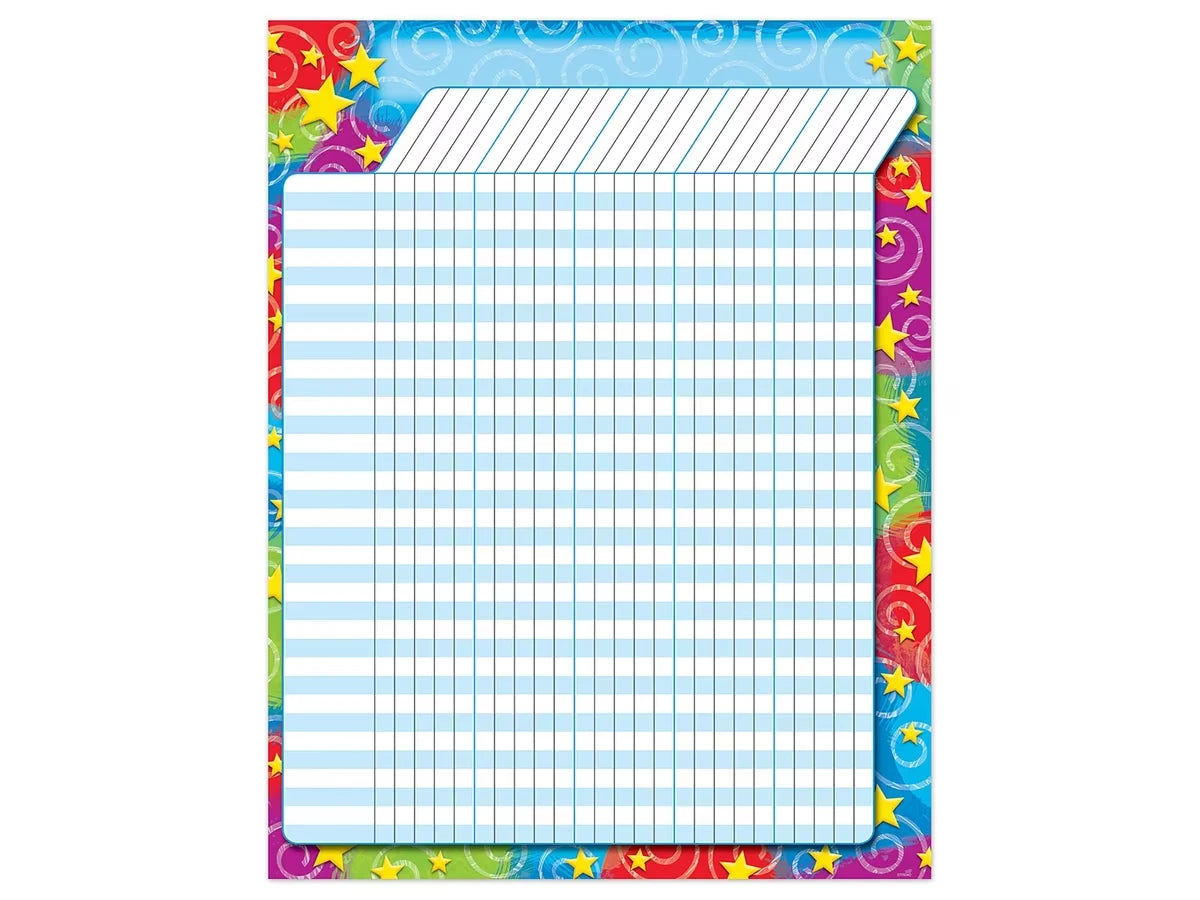 Stars & Swirls Incentive Chart - US 3962