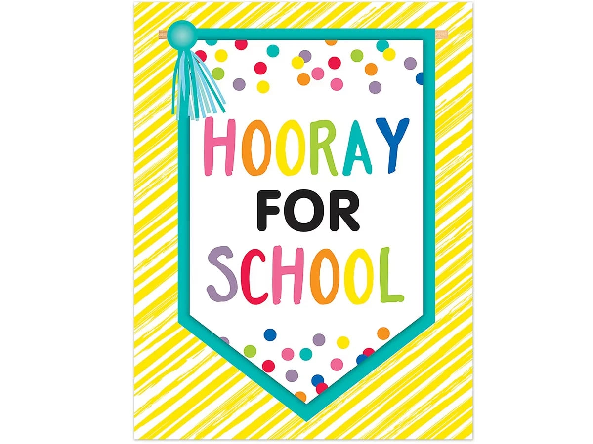 Just Teach Hooray for School Poster - US 3752