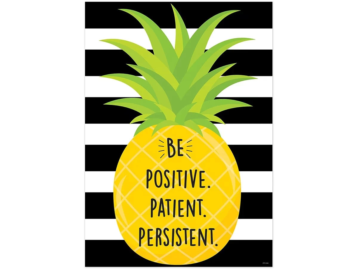 Palm Paradise Be Positive, Patient, Persistent Poster - US 5056
