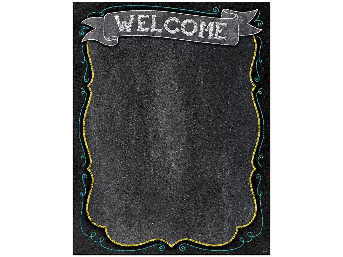 Chalk It Up! Welcome Poster - US 1078