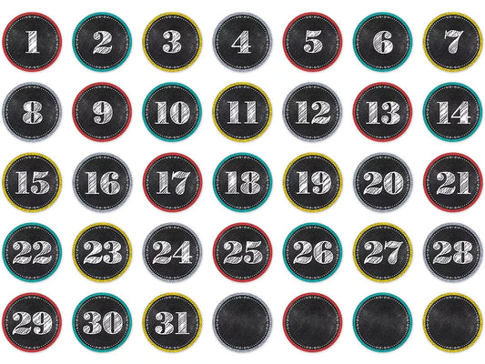 Chalk It Up! Calendar Mini Accents - US 6911