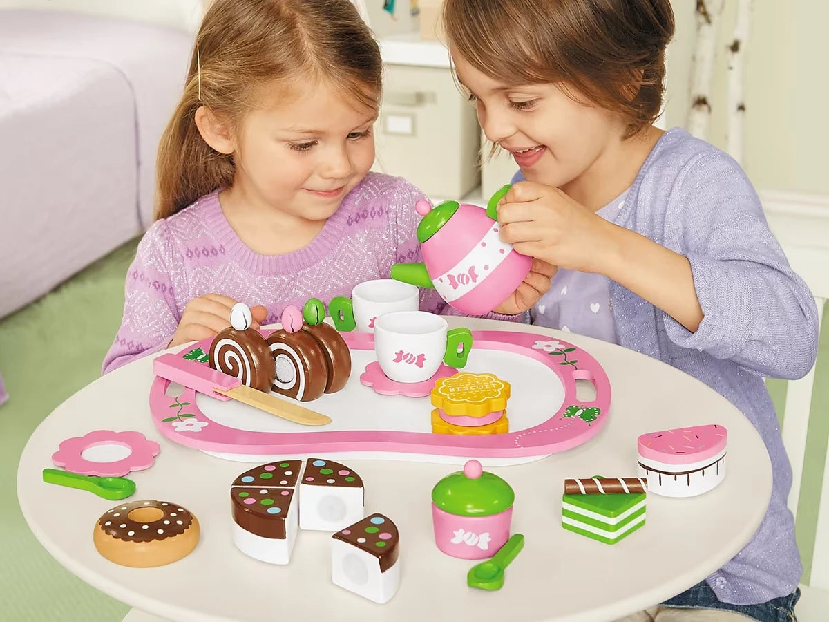Classic Wooden Tea Set - US 6581