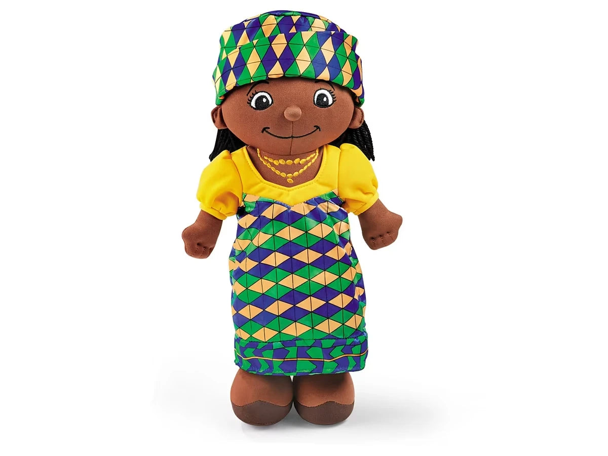 Ghanaian Girl Washable Doll - US 9948