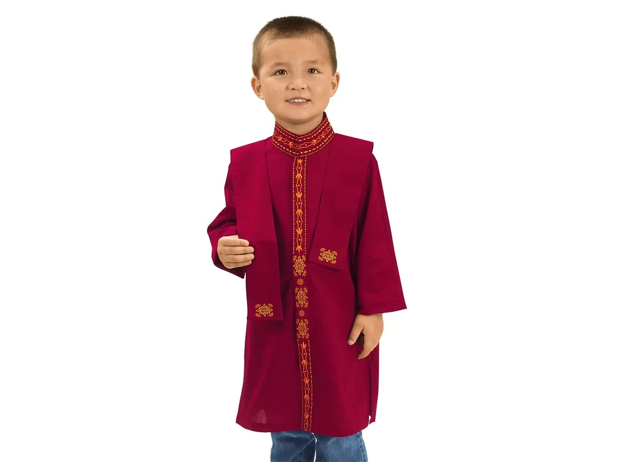 Indian Kurta and Scarf - US 8347