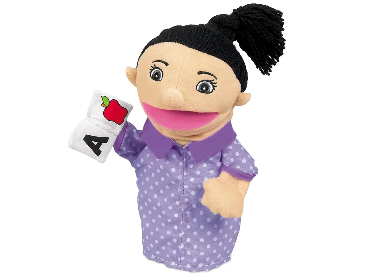 Let’s Talk! Teacher Community Helper Puppet - US 1162
