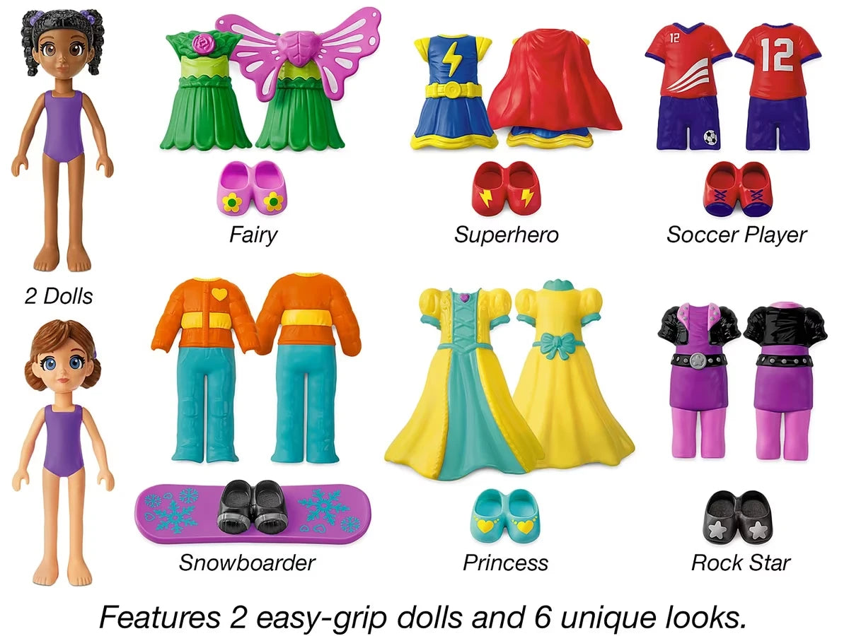 Magnetic Dress & Play Dolls - US 5338