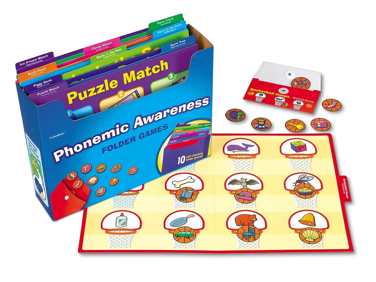Phonemic Awareness Folder Game Library - Pre K-K - US 3207