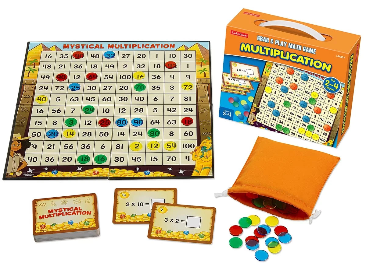 Multiplication Grab & Play Game - Gr. 3-4 - US 1326