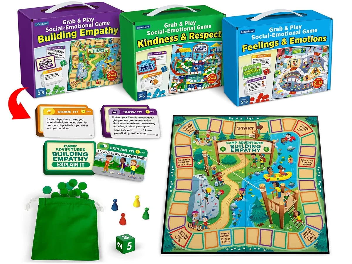 Grab & Play Social-Emotional Games - Complete Set - US 9508