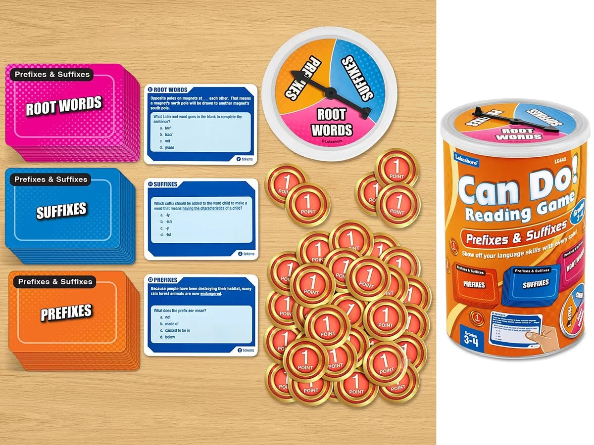 Can Do! Prefixes & Suffixes Game - Gr. 3-4 - US 8434