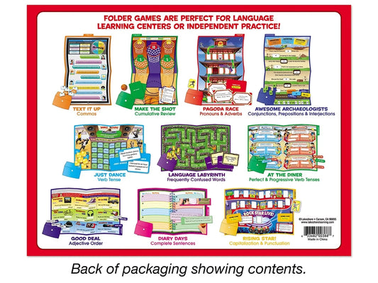 Grammar & Writing Folder Game Library - Gr. 4-5 - US 1472