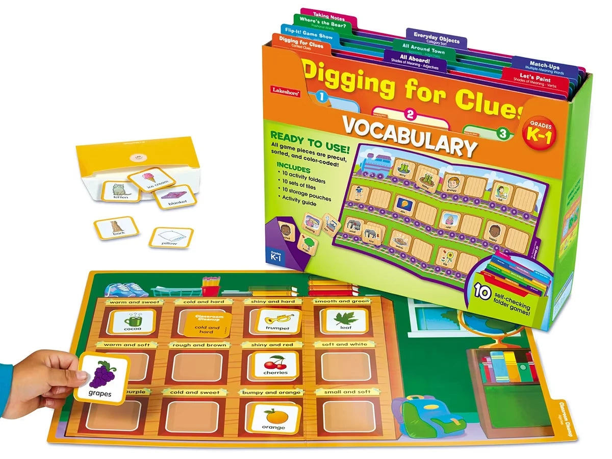 Vocabulary Folder Game Library - K-Gr. 1 - US 1947