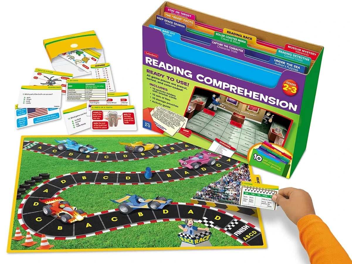 Reading Comprehension Folder Game Library - Gr. 2-3 - US 5049