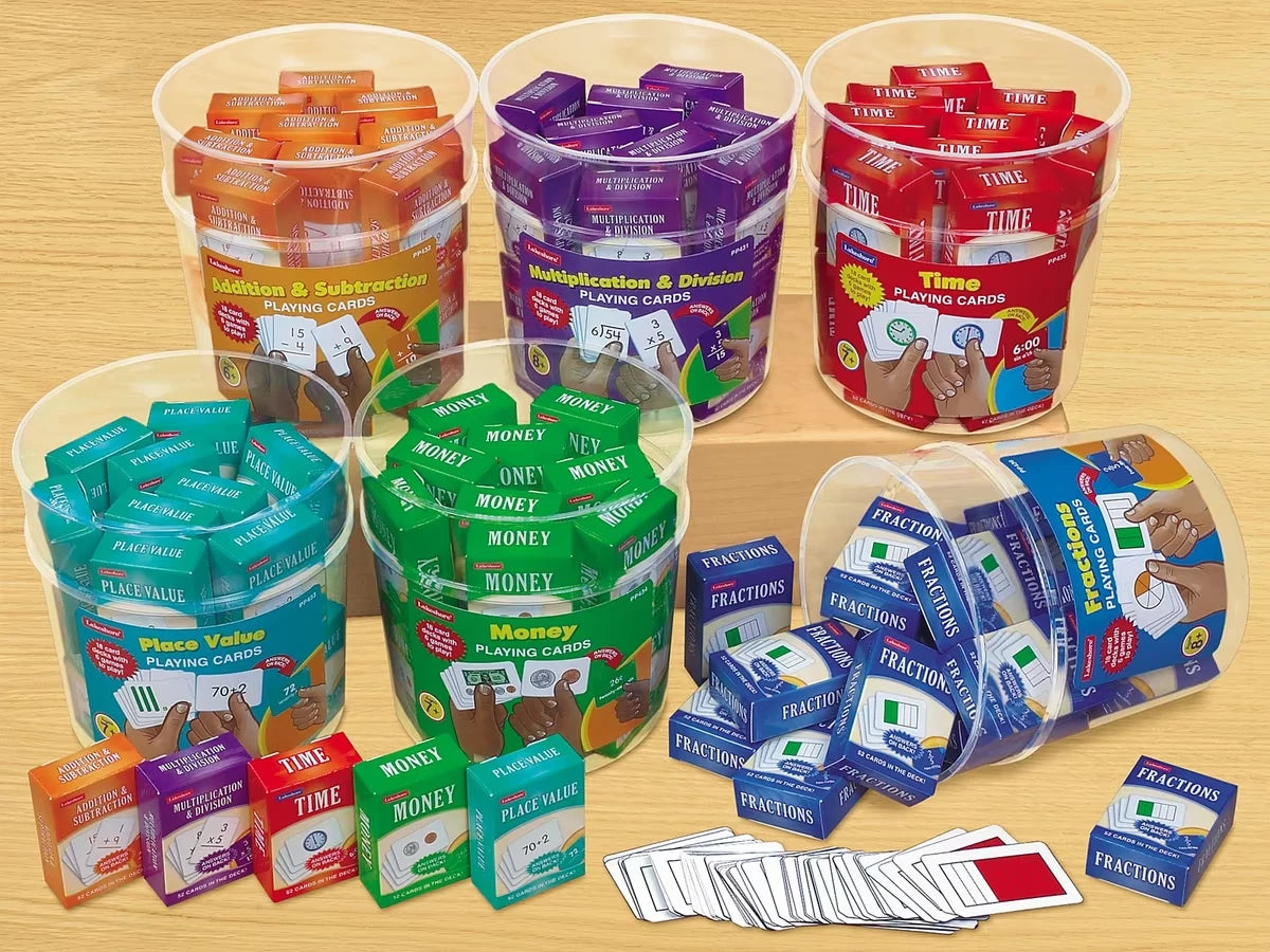 Building Math Skills Practice Cards - Complete Set - US 6938